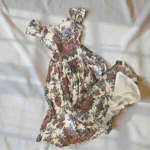Handmade Vintage | Floral Brocade Sweetheart Dress